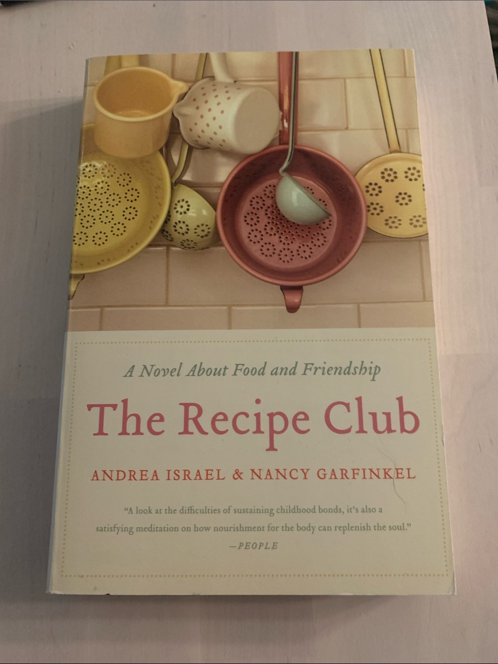 Harper The Recipe Club — Cream Cover with Yellow and Pink Accents